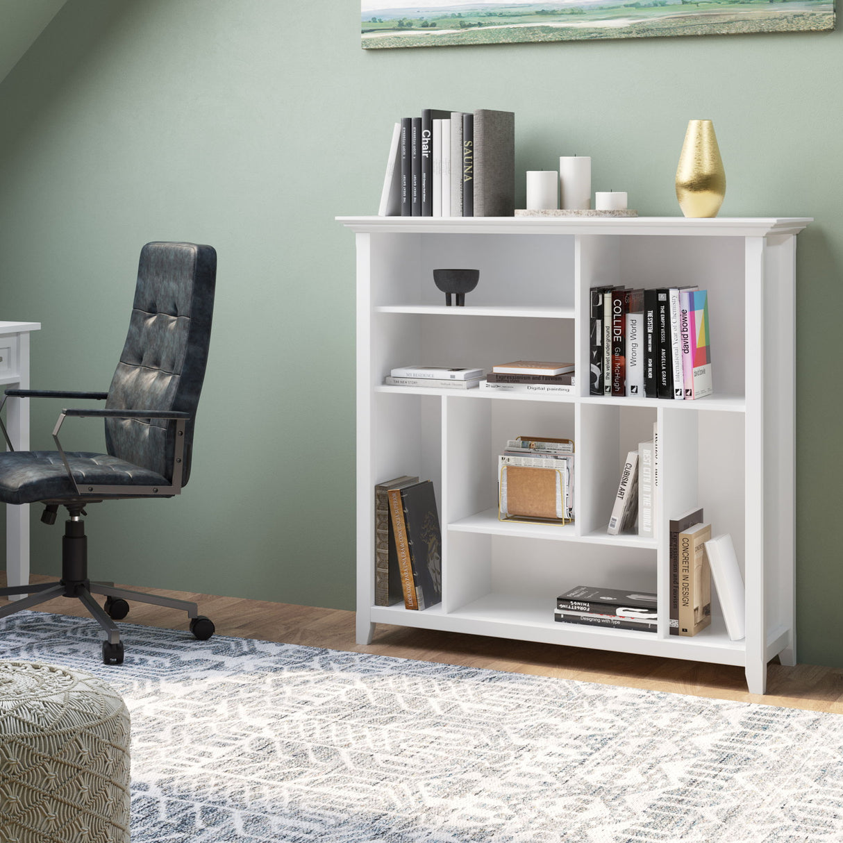 Amherst - Multi Cube Bookcase And Storage Unit by Simpli-Home | Bel Furniture