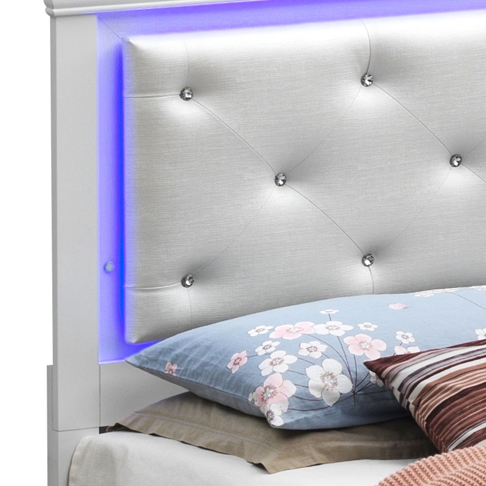 Modern Elegant King Bed - Champagne