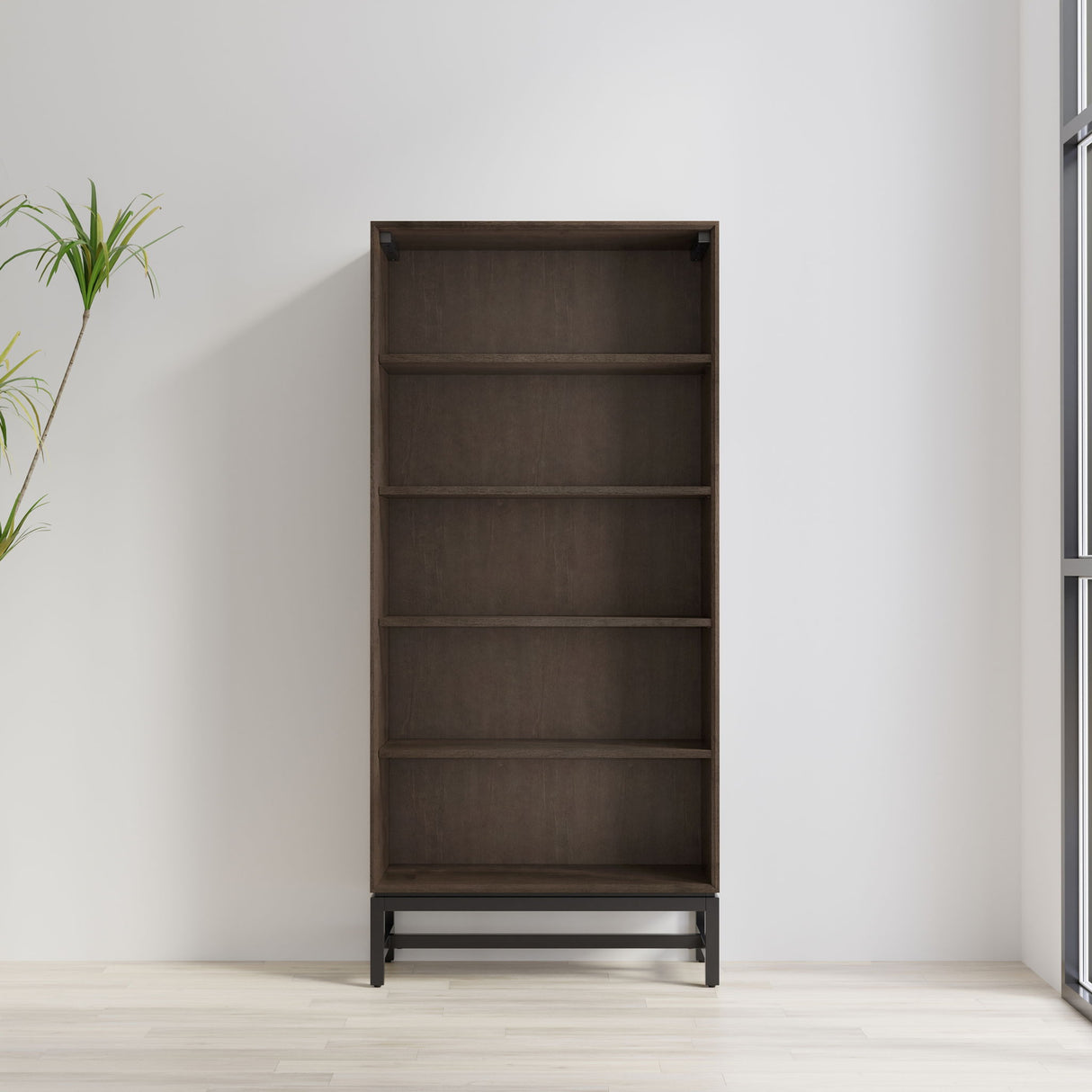 Banting - Mid Century Bookcase, Handcrafted by Simpli-Home | Bel Furniture