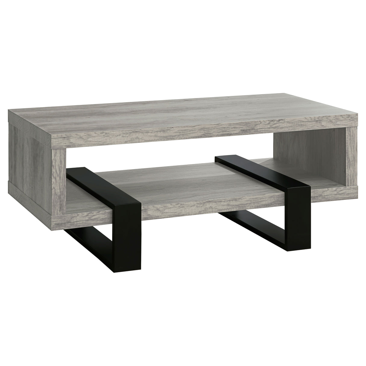 Dinard - Engineered Wood Coffee Table - Gray Driftwood