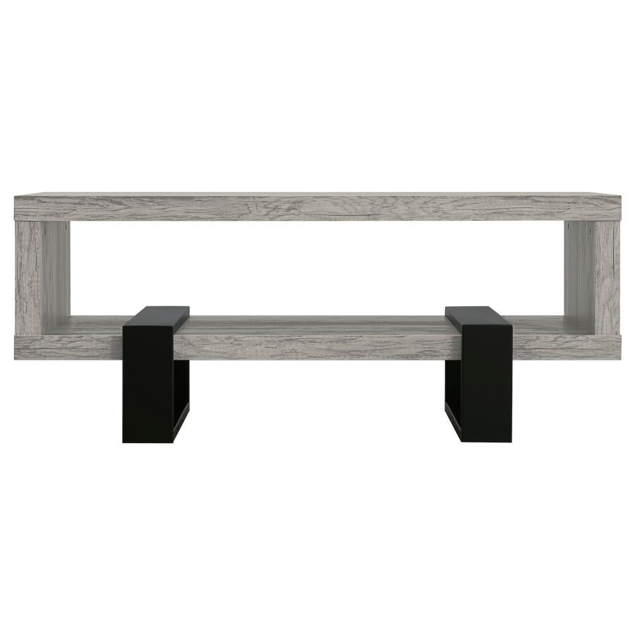 Dinard - Engineered Wood Coffee Table - Gray Driftwood