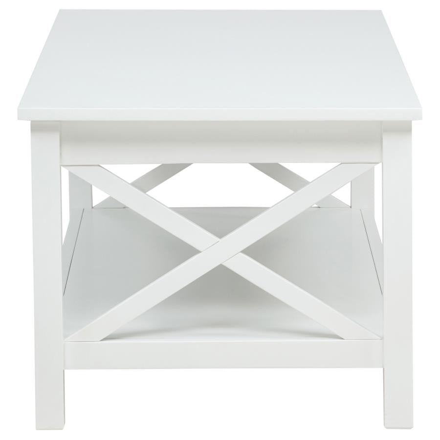 Skyview - 44" Rectangular Lift Top Coffee Table - White