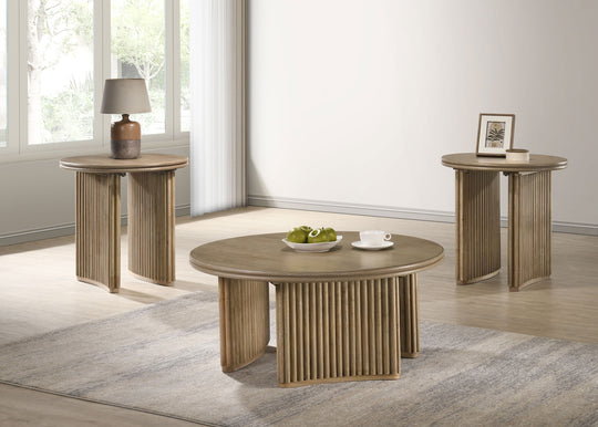Adina - Round Coffee Table Set