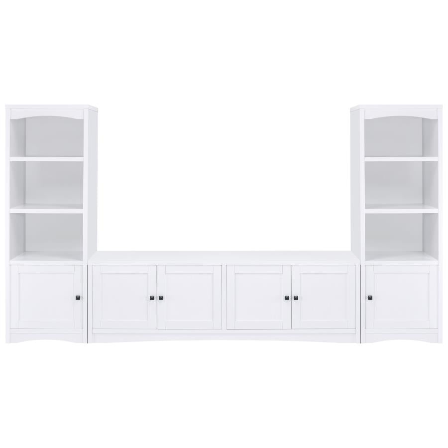 Laughlin - 3 Shelf Engineered Wood Media Tower