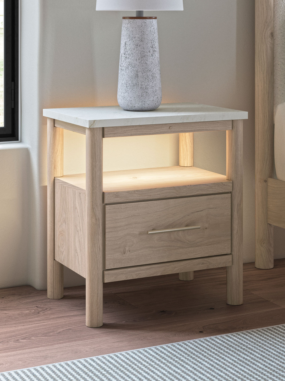 Cadmori - One Drawer Night Stand by Signature Design by Ashley® | Bel Furniture