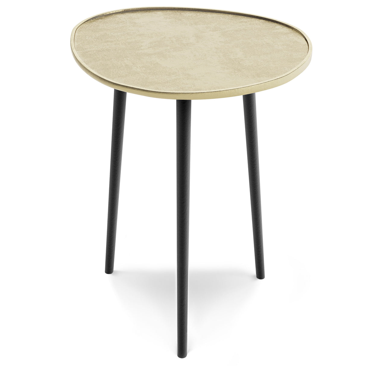Tanner - Metal Side Table - Gold by Simpli-Home | Bel Furniture