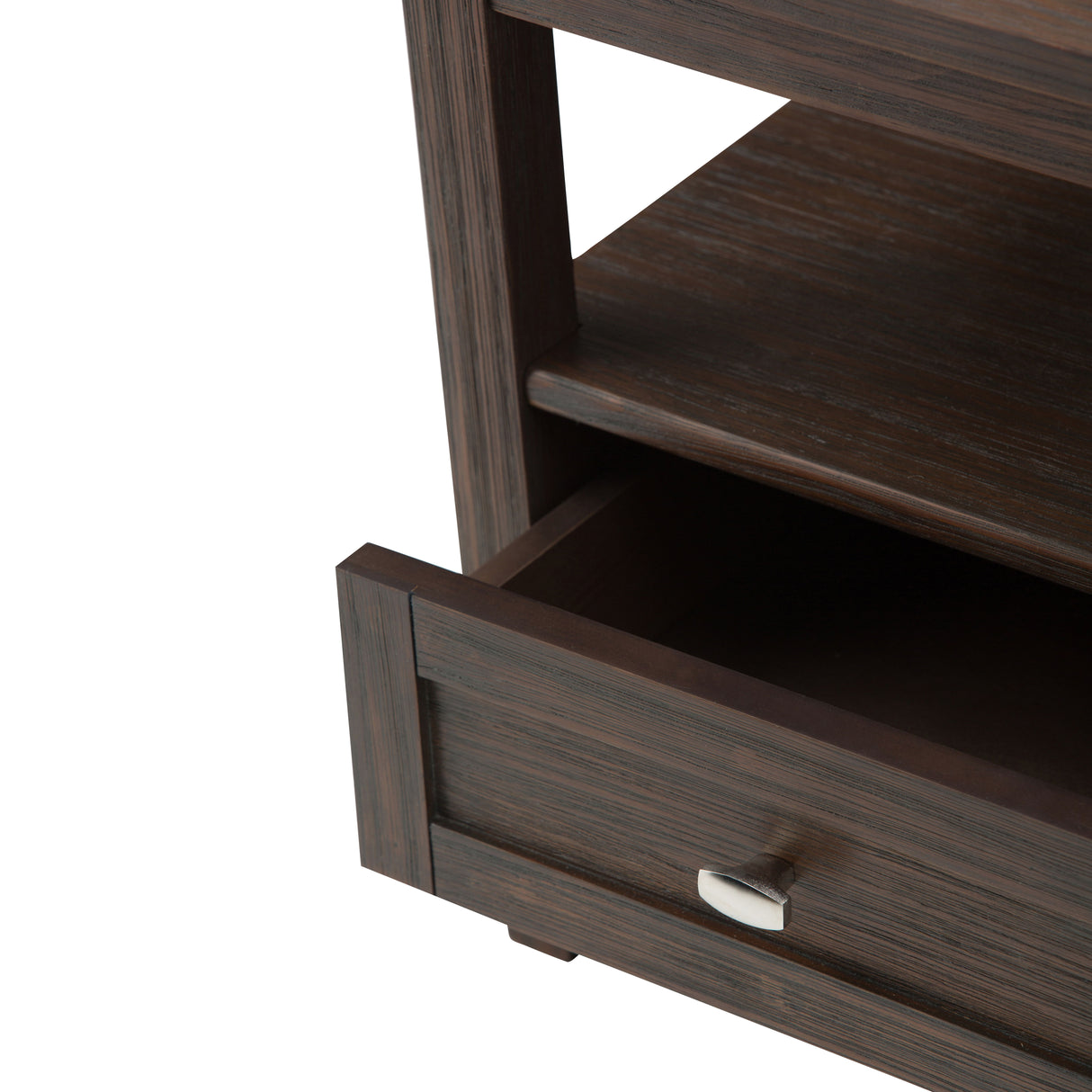 Warm Shaker - End Table - Farmhouse Brown by Simpli-Home | Bel Furniture