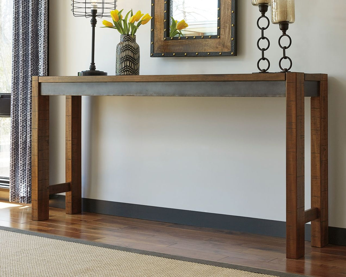 Torjin - Dark Brown - Long Counter Table by Signature Design by Ashley® | Bel Furniture