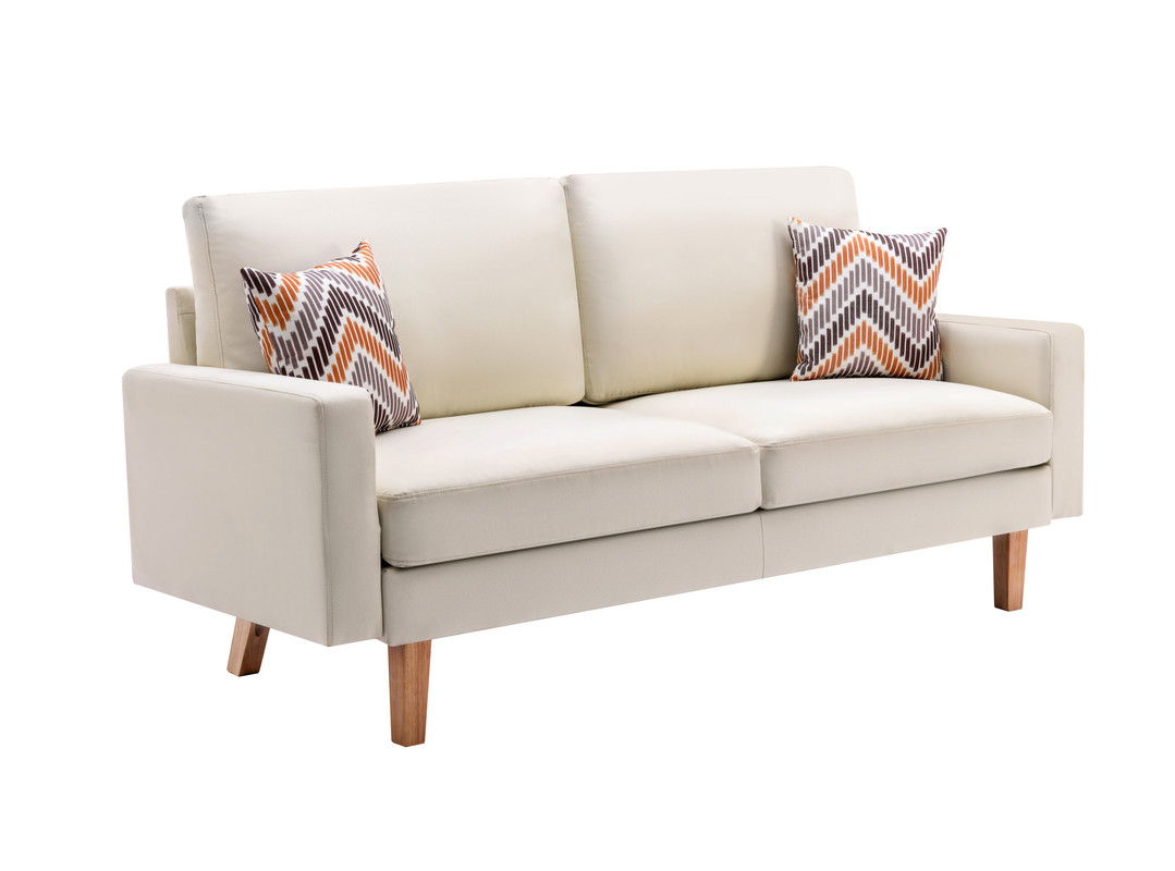 Bahamas - Sofa Set With 2 Throw Pillows by Lilola Home | Bel Furniture