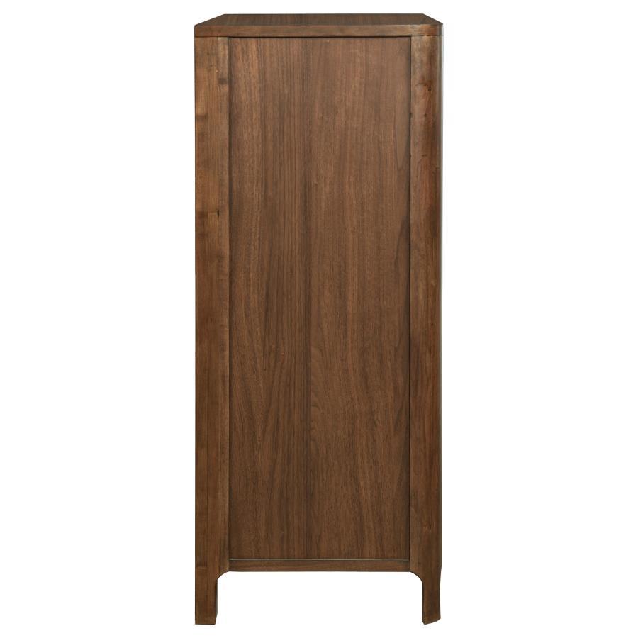 Maderia - 5-Drawer Chest Of Drawers - Walnut by Coaster Fine Furniture | Bel Furniture