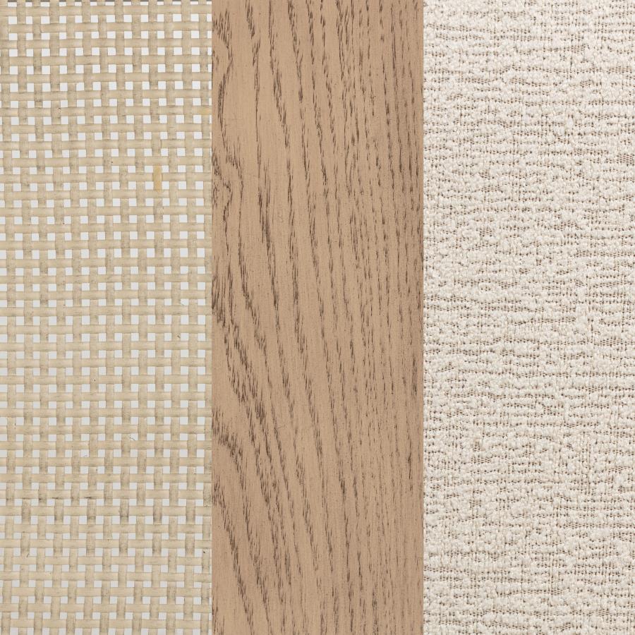 Kailani - Radio Weave Cane Dining Side Chair (Set of 2) - Beige Oak by Coaster Fine Furniture | Bel Furniture