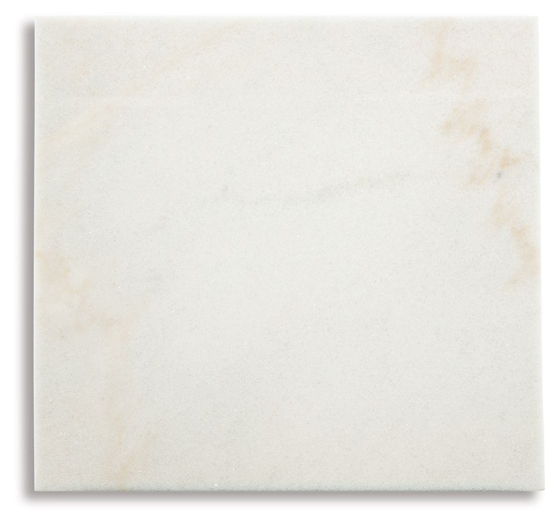 Fostead - White / Espresso - Square End Table by Signature Design by Ashley® | Bel Furniture