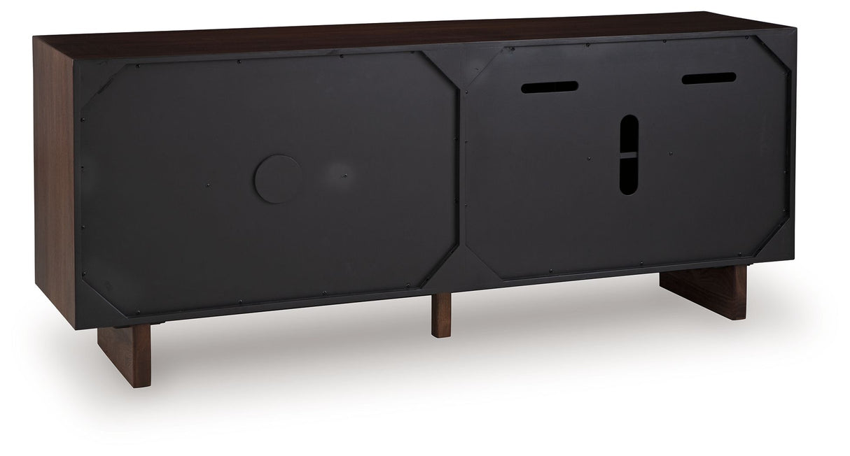 Welby - Brown / Charcoal - Accent Cabinet by Signature Design by Ashley® | Bel Furniture
