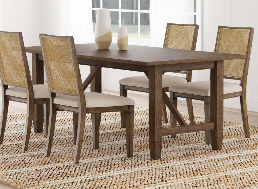 Matisse - Rectangular Wood Dining Table - Dark Brown by Coaster Fine Furniture | Bel Furniture