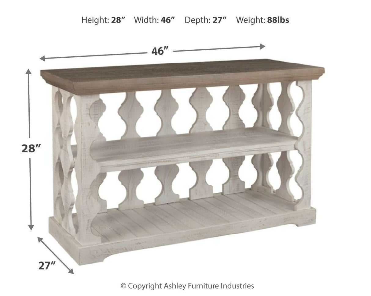 Havalance - Gray / White - Console Sofa Table by Signature Design by Ashley® | Bel Furniture