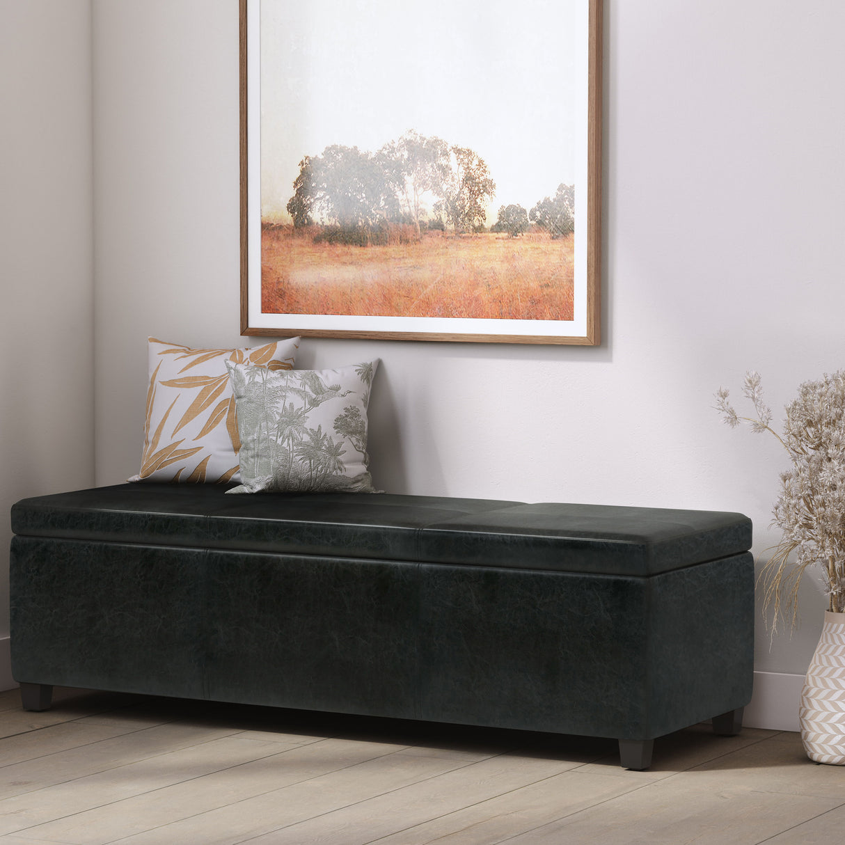 Avalon - Multifunctional Storage Ottoman Bench by Simpli-Home | Bel Furniture