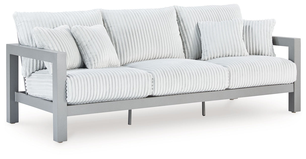Hurley Park - Gray - Sofa With Cushion by Signature Design by Ashley® | Bel Furniture