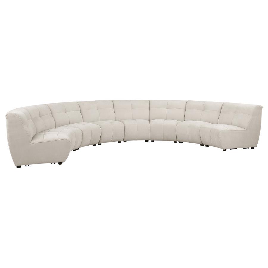 Charlotte - Upholstered Modular Sectional Sofa Beige 8 Pc. Sectional by Coaster Fine Furniture | Bel Furniture