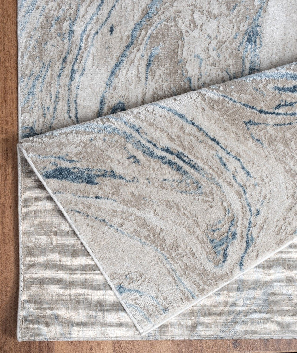 Elegance - 5'3" X 7'3" Polyester Area Rug - Ivory by Icona Home Decor | Bel Furniture