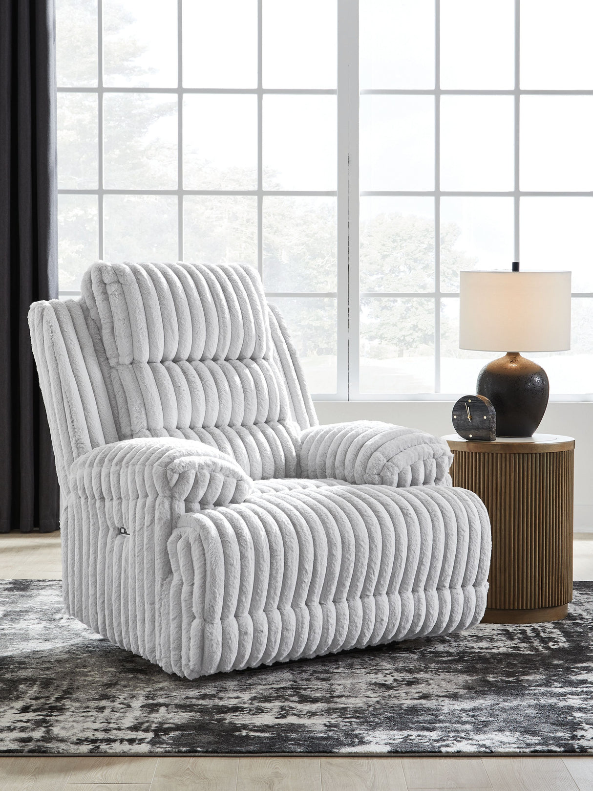 Rhines Falls - Alloy - Zero Wall Recliner by Signature Design by Ashley® | Bel Furniture