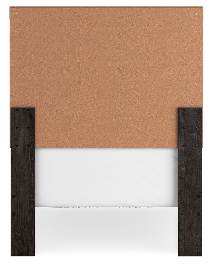 Belachime - Twin Panel Bed - Black