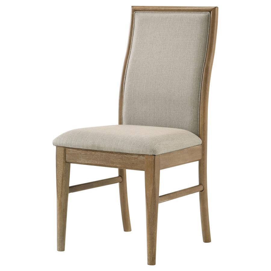 Adina - Upholstered Dining Side Chair (Set of 2) - Barley by Coaster Fine Furniture | Bel Furniture