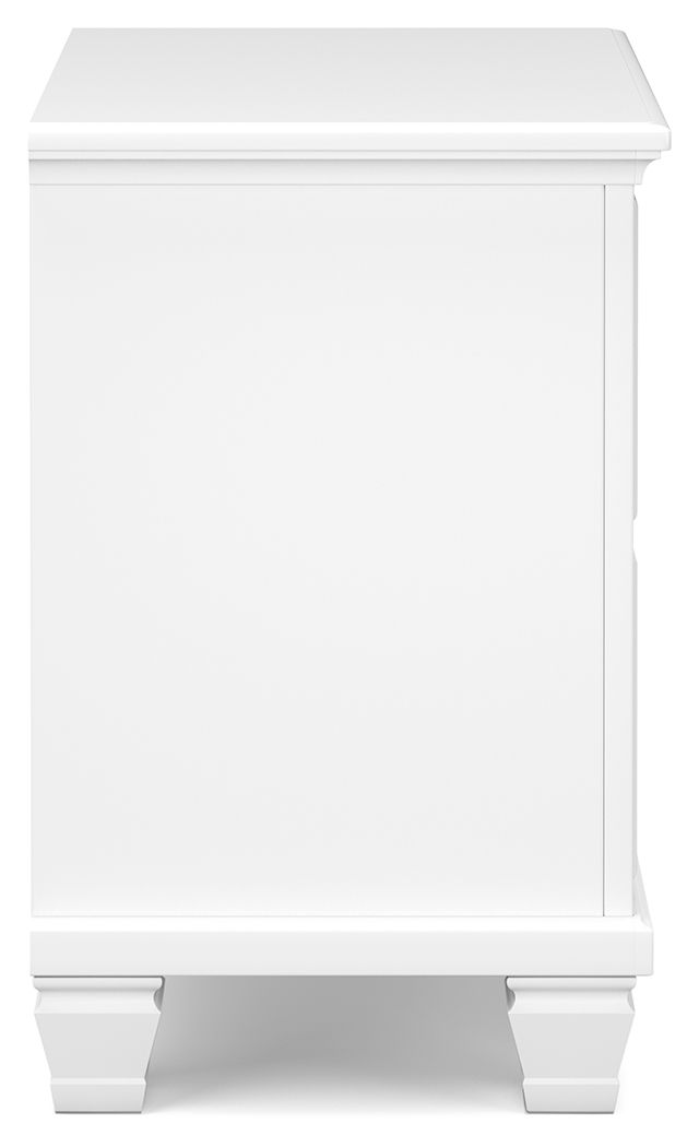 Fortman - White - Two Drawer Night Stand by Signature Design by Ashley® | Bel Furniture