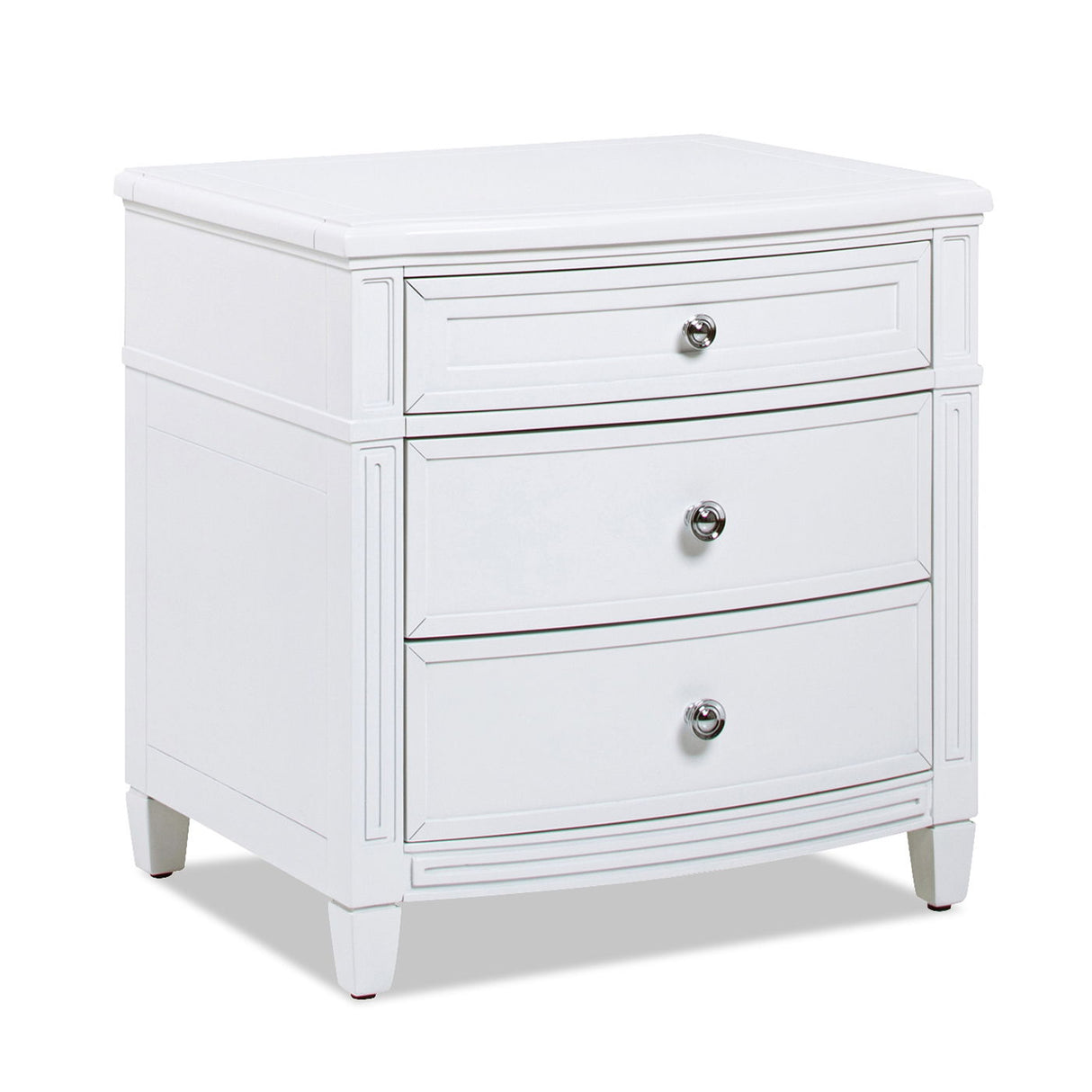 Dauphin - 3 Drawer Accent End Table by Jennifer Taylor Home | Bel Furniture