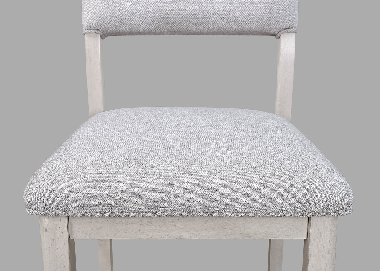 Blanche - Counter Height Chair (Set of 2) - Antique White by Crown Mark | Bel Furniture