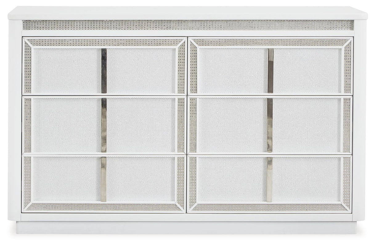 Chalanna - White - Dresser by Signature Design by Ashley® | Bel Furniture