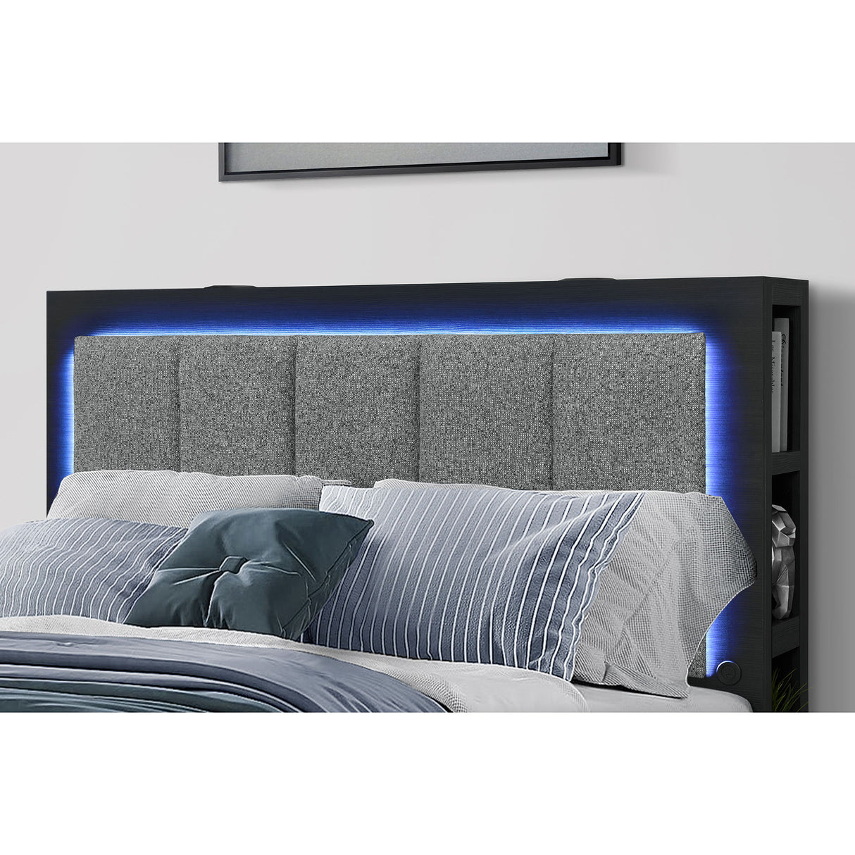 Messa - Bed With Storage Features And LED Lighting