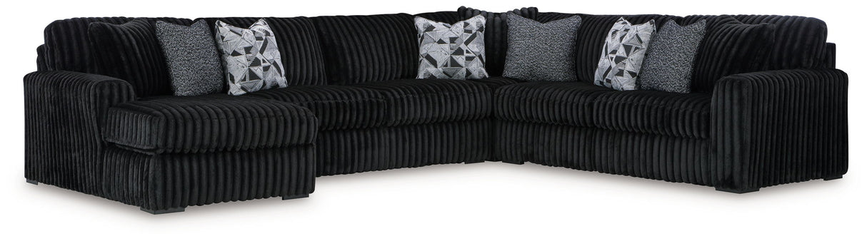 Midnight-Madness - Sectional Set by Signature Design by Ashley® | Bel Furniture