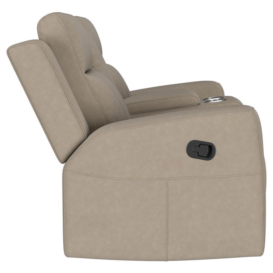 Brentwood - Upholstered Motion Reclining Loveseat by Coaster Fine Furniture | Bel Furniture