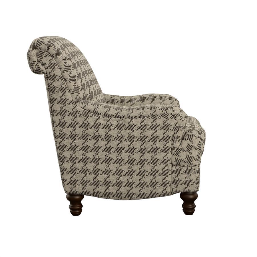 Glenn - Upholstered English Arm Accent Chair by CoasterElevations | Bel Furniture