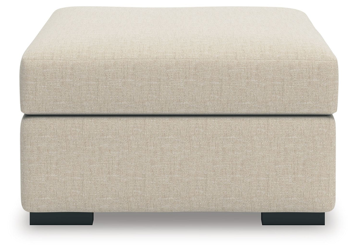 LadyMae - Twill - Oversized Accent Ottoman by Benchcraft® | Bel Furniture