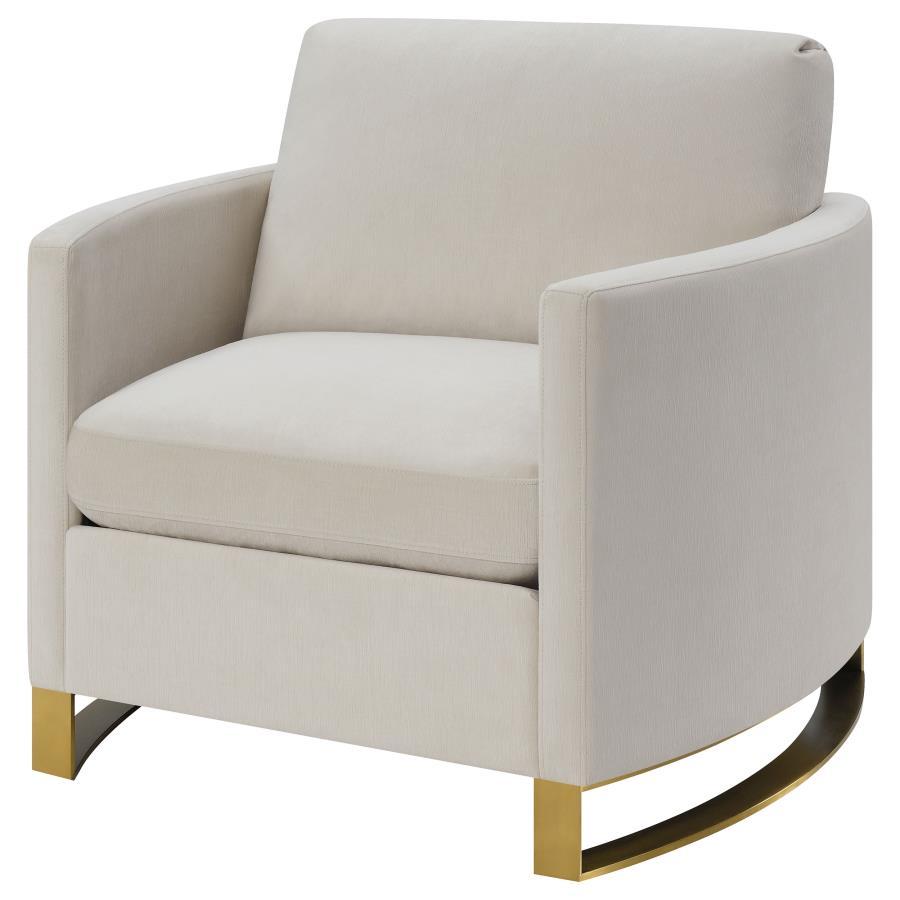 Corliss - Upholstered Arched Arm Accent Chair by CoasterElevations | Bel Furniture