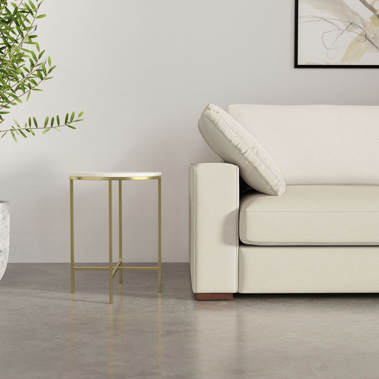 Tara - Side Table - Gold