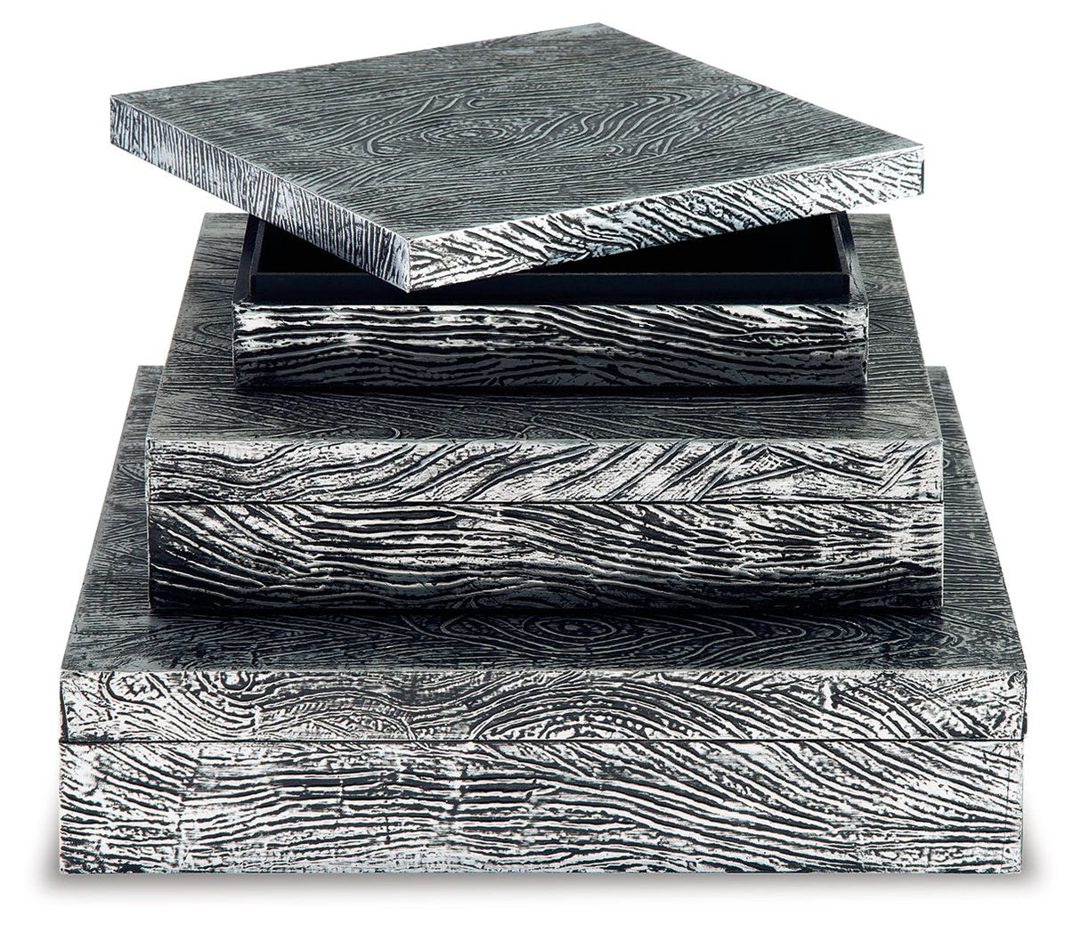 Keldy - Box Set (Set of 3) - Antique Pewter Finish