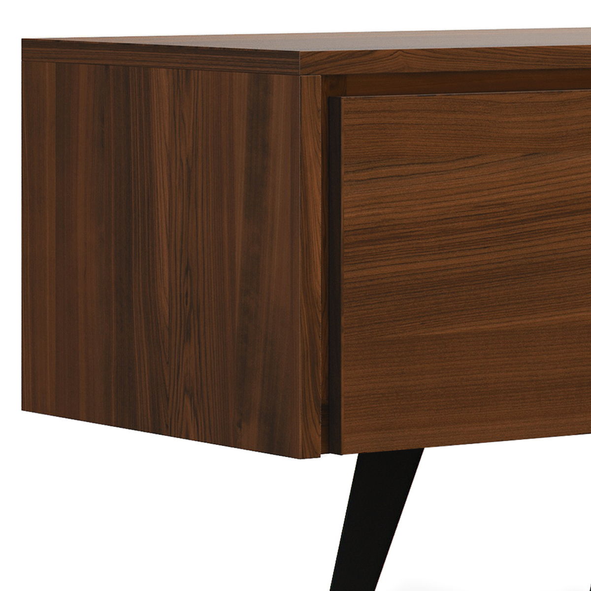 Lowry - Handcrafted TV Media Stand - Walnut by Simpli-Home | Bel Furniture