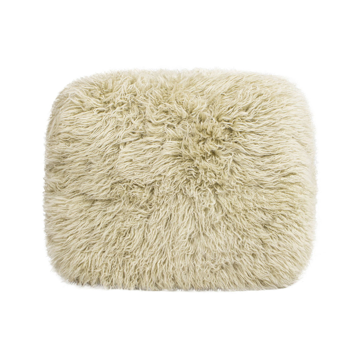 Enchante - New Zealand Sheepskin Rectangular Accent Ottoman - Taupe / Natural by Jennifer Taylor Home | Bel Furniture
