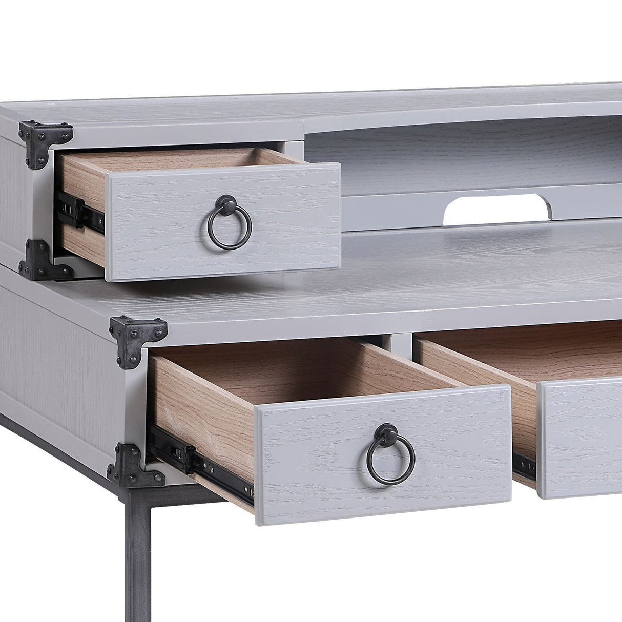 Orchest - Writing Desk - Gray by Urban Nest | Bel Furniture