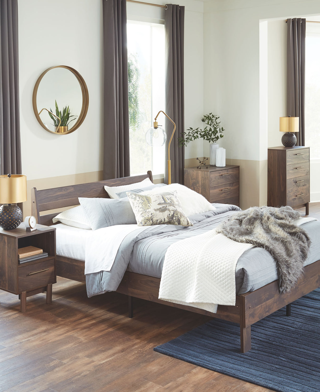 Calverson - Panel Platform Bed by Signature Design by Ashley® | Bel Furniture