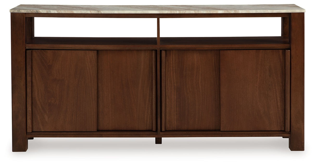 Tobinville - Dark Brown - Accent Cabinet by Signature Design by Ashley® | Bel Furniture