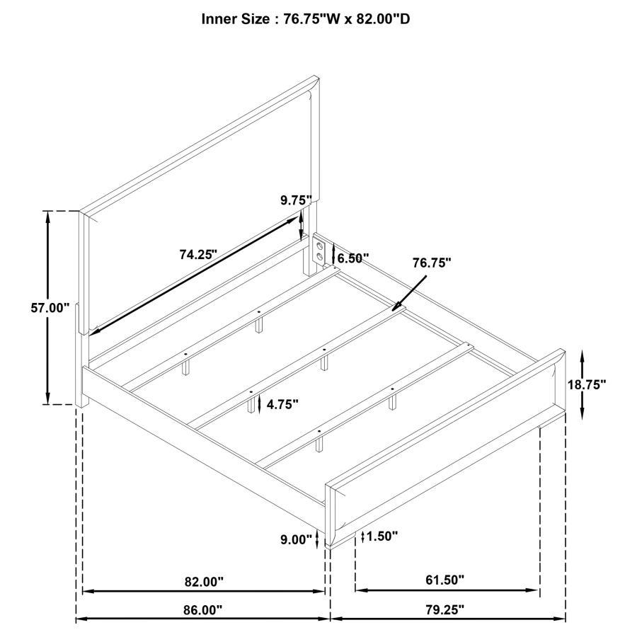 Gracemont - Panel Bed