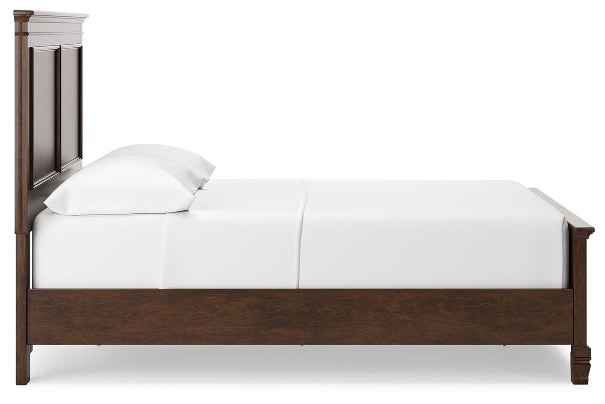 Danabrin - Full Panel Bed - Brown
