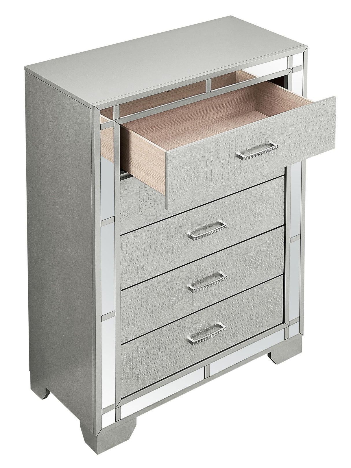 Madison - Chest - Silver Champagne by Glory Furniture | Bel Furniture