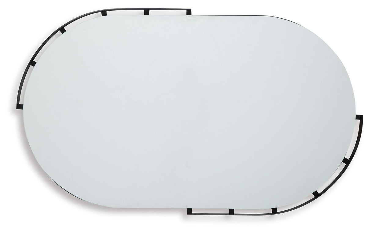Valkings - Black - Accent Mirror by Signature Design by Ashley® | Bel Furniture