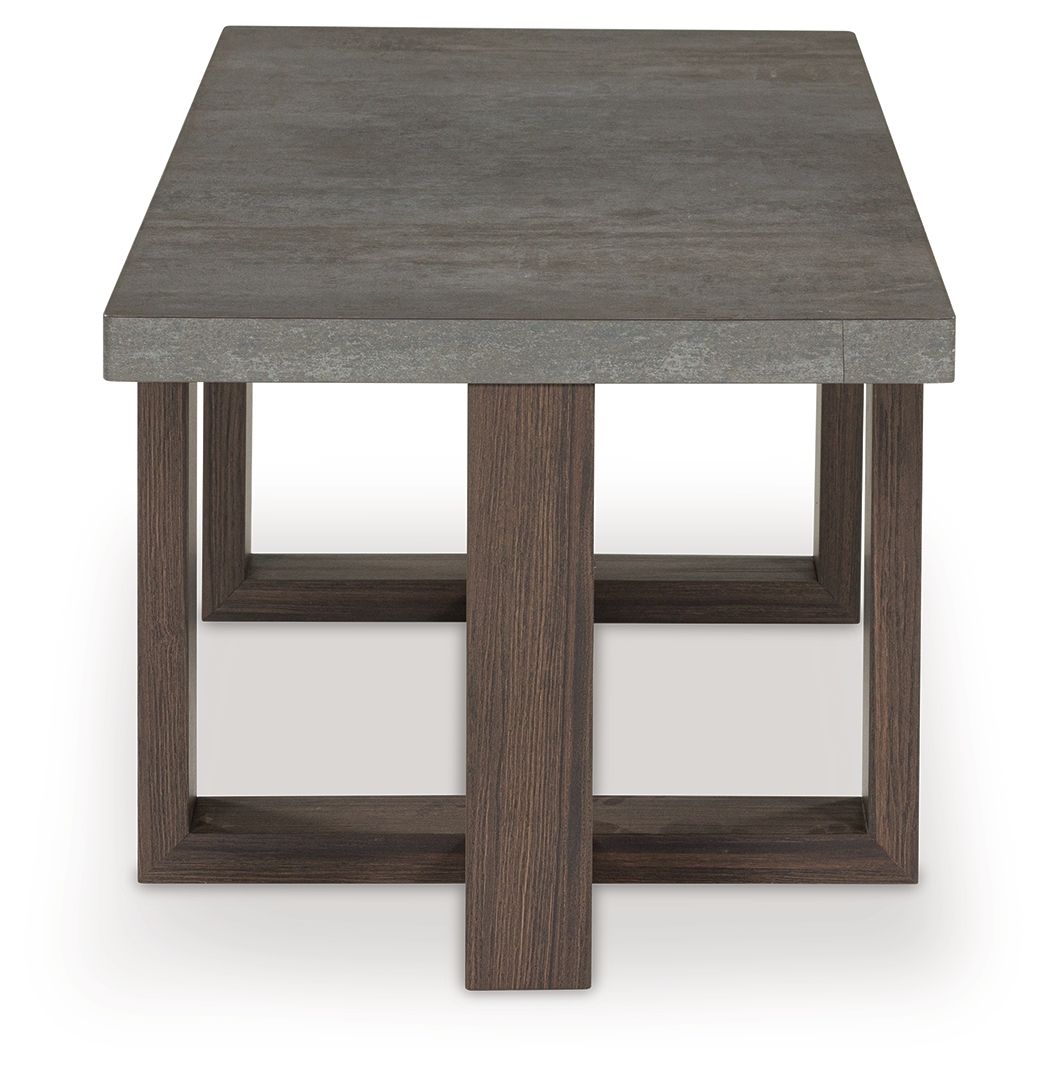 Dynnford - Gray / Brown - Occasional Table Set (Set of 3) by Signature Design by Ashley® | Bel Furniture