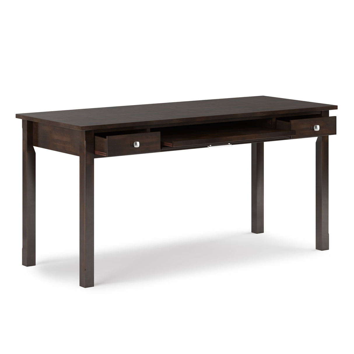 Avalon - Large Desk - Tobacco Brown by Simpli-Home | Bel Furniture