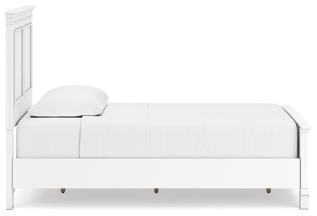 Fortman - Twin Panel Bed - White